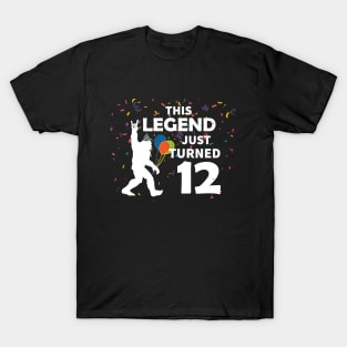 This legend just turned 12 a great birthday gift idea T-Shirt